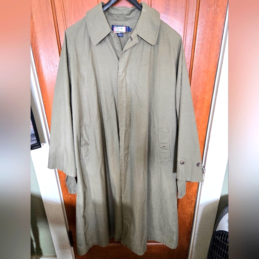 Polo Ralph Lauren Olive Green Trenchcoat, Saks Fifth Avenue